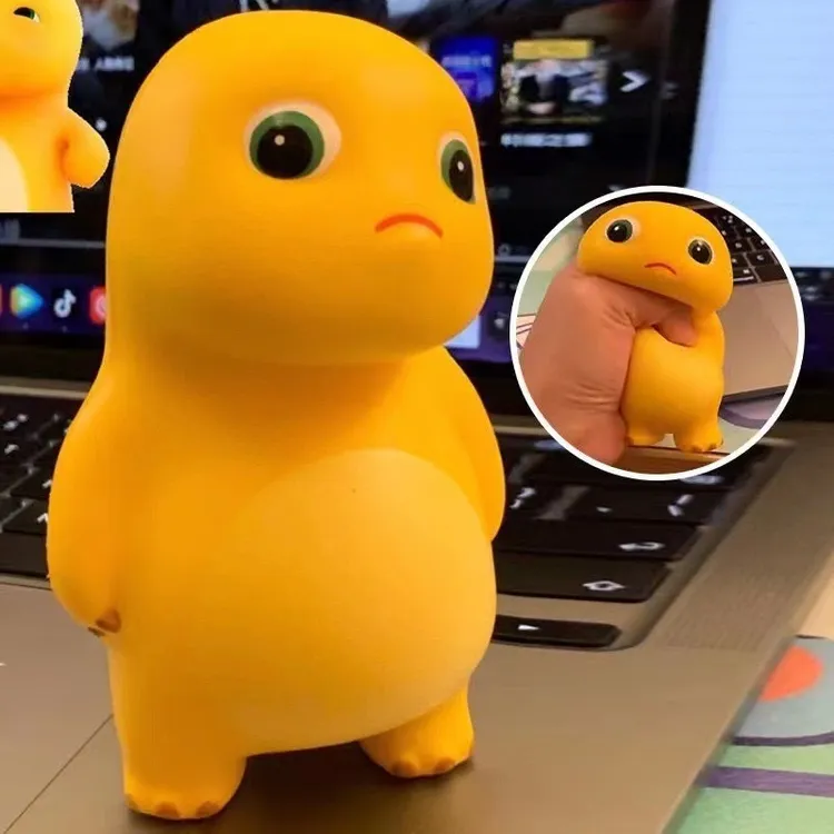 小奶龙不服气捏捏乐慢回弹玩具解压神器发泄网红萌宠可爱搞笑抖音