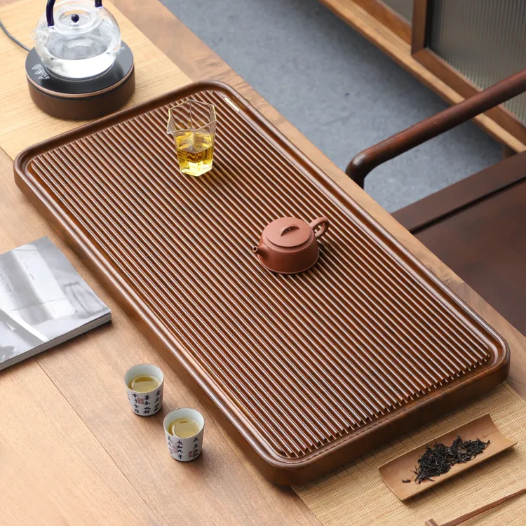 茶盘实木家用小茶台电木新款干泡托盘办公室桌面专用功夫排水茶具
