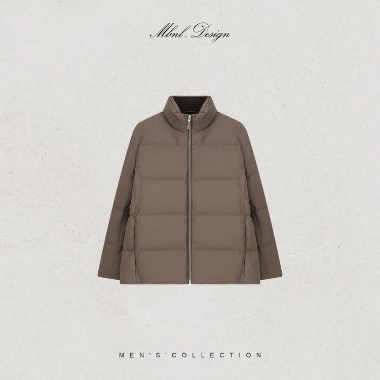 MBNL-F「杰尼.全面防护」秦磊男装90白鹅绒锁温羽绒服LL-WYR7067