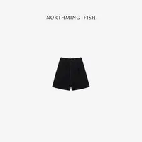 NorthMing fish「高智北欧」时髦复古 休闲简约质感灯芯绒秋冬短裤