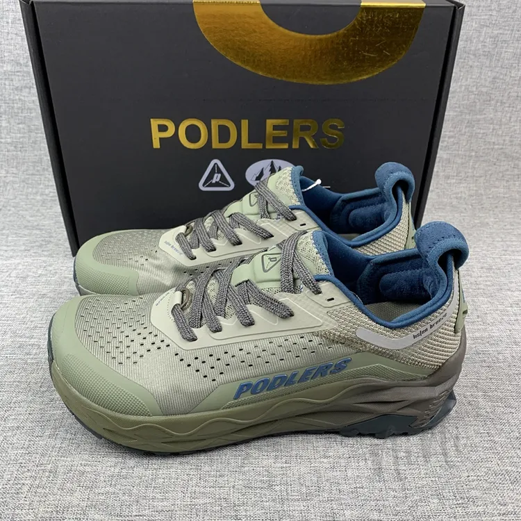 英国原单防滑耐磨男女款越野跑鞋轻便缓震户外徒步鞋~舒适4E宽楦