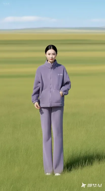 2026新款家居服加绒加厚外穿睡衣时尚宽松户外运动卫衣拉链海豚绒