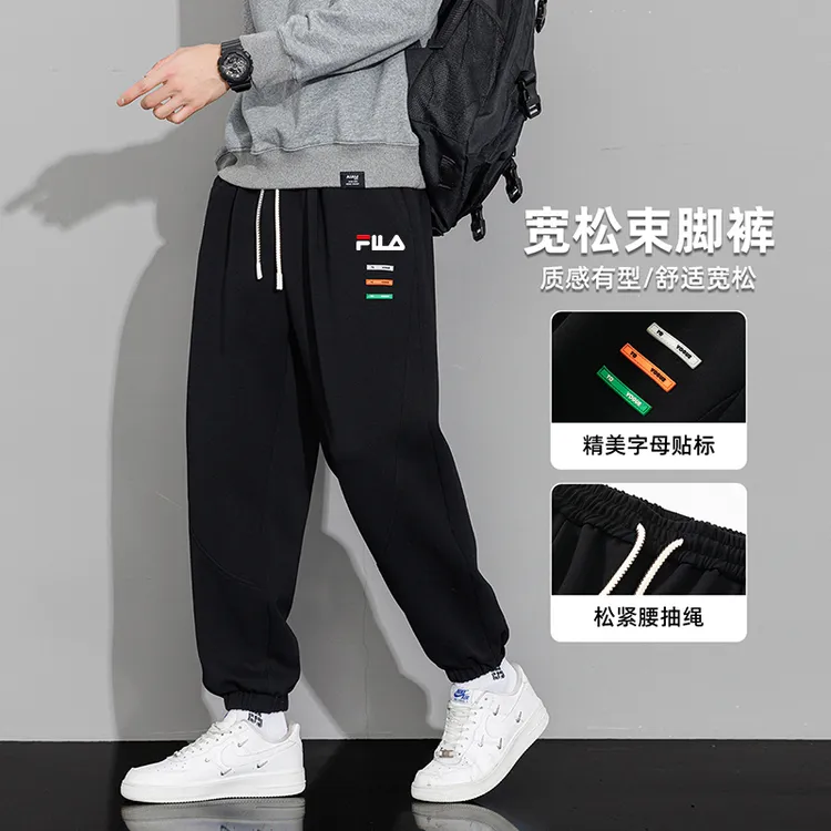 一折区|薄款休闲裤男士宽松精美春秋卫裤秋冬潮流百搭舒适长裤