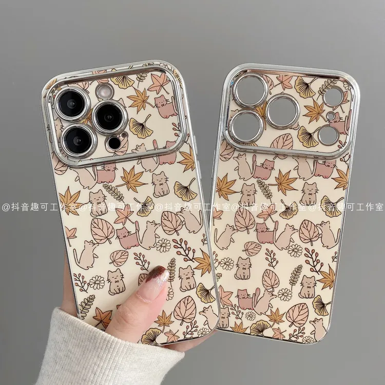 6D视窗适用iphone17promax苹果16手机壳15/14/13/12/11华为创意猫
