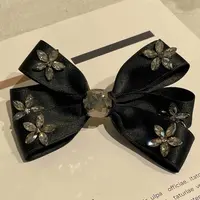 【小魏总珠宝】花朵切割蝴蝶结弹簧夹-10cm