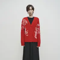 *【播broadcast】播深V领设计拉长颈部线条毛针织衫BDS1UD1080
