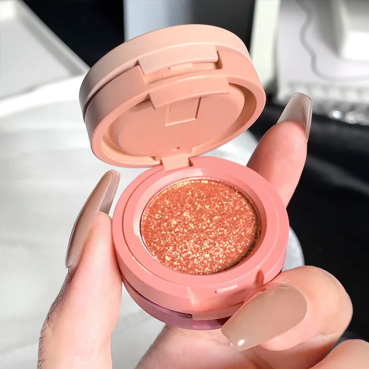 HERORANGE轻风浮盈三色眼影便携大地色哑光珠光修容腮红高光盘女