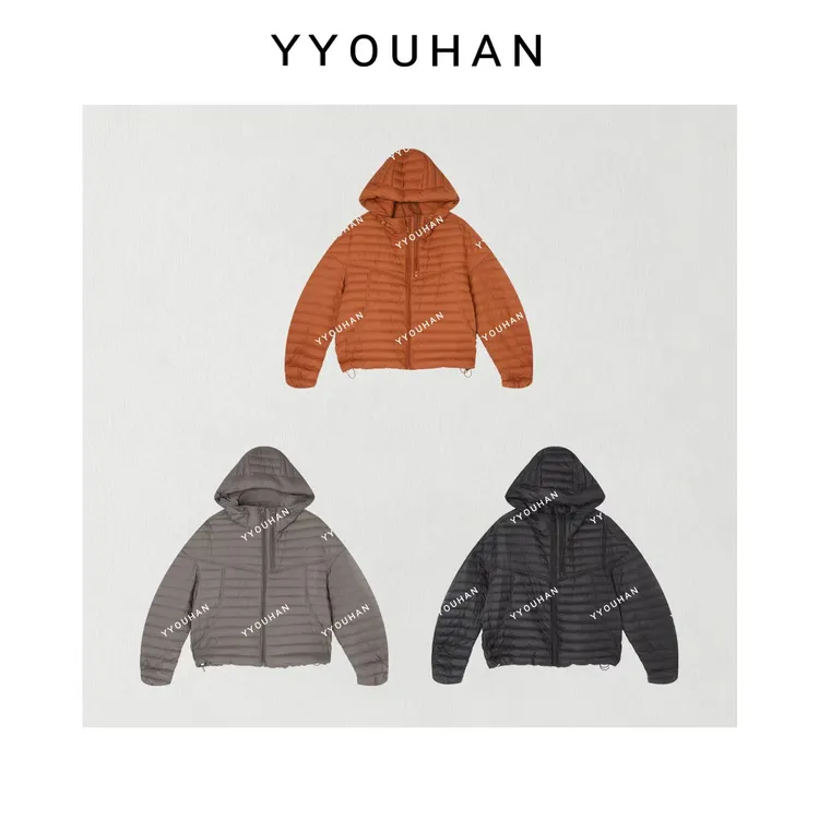 玖了个玖 2025秋季新品极简百搭轻薄款连帽羽绒服 2509C6304