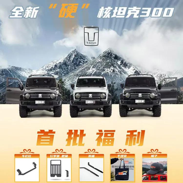 KM雷神&华耀共创1/8坦克300硬壳仿真越野车电动攀爬车