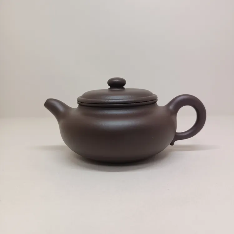紫砂壶仿古 260CC 老紫泥手工 正宗紫砂 传统圆壶家用泡茶具茶壶