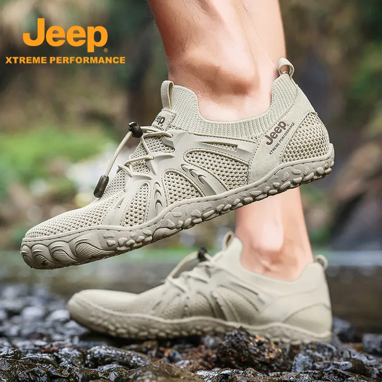 JEEP/吉普户外溯溪鞋夏季软底爸爸开车鞋透气轻便徒步涉水懒人鞋