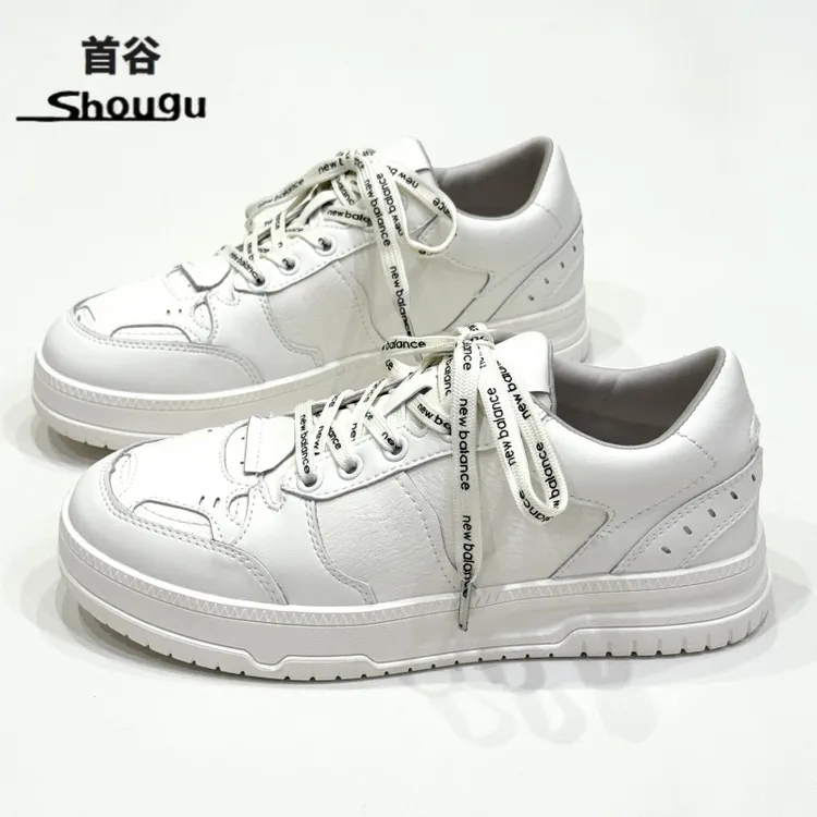 shougu/首谷增高厚底小白鞋女款2025新款显脚小百搭圆头休闲板鞋
