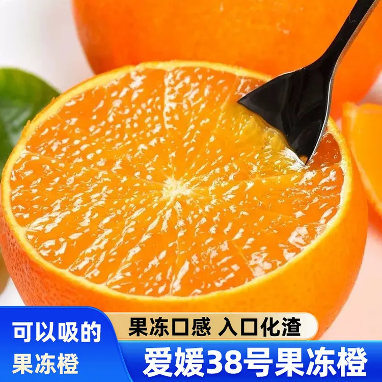正宗精品爱媛38号果冻橙眉山直发入口化渣新鲜现摘现发爆甜多汁
