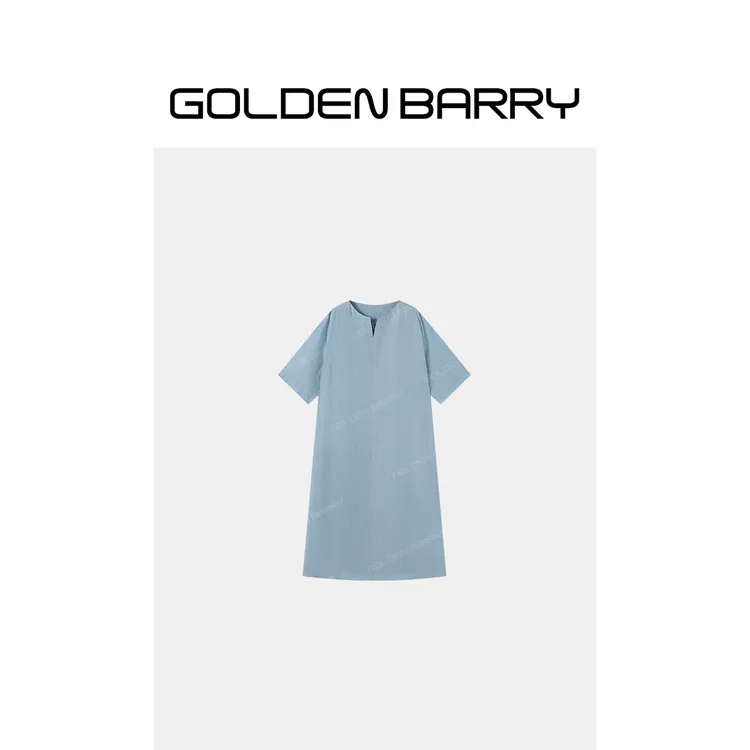 GOLDENBARRY时尚休闲优雅松弛连衣裙306063