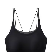 【刘噗噗】乳胶款！薄款带胸垫抹胸吊带美背