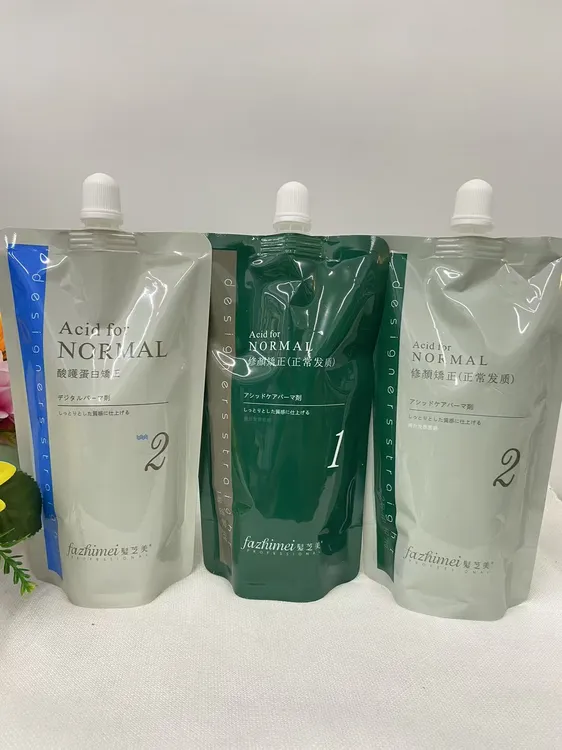 发之美修颜矫正烫发二代酸热护直发免夹蛋白矫正软化不伤发