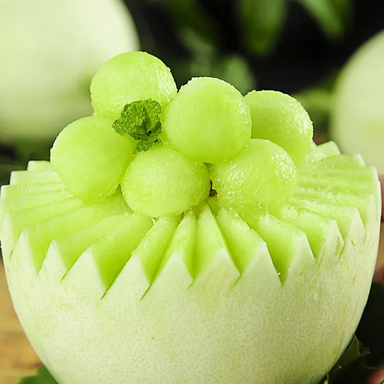 冰淇淋玉菇甜瓜软糯香甜多汁当季新鲜水果香瓜蜜瓜