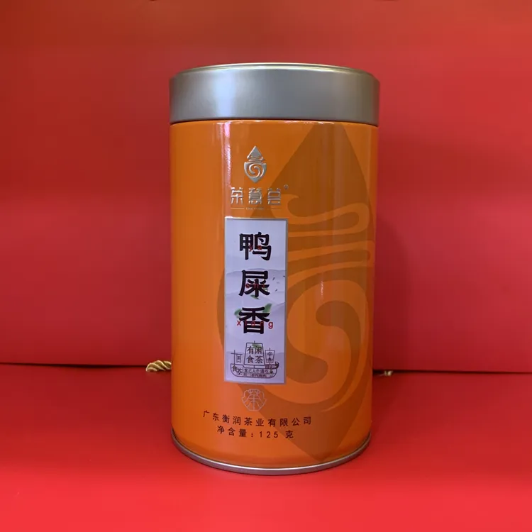茶意荟 鸭屎香茶叶CYH208潮州凤凰单丛茶乌龙茶茶中香水 125克/罐