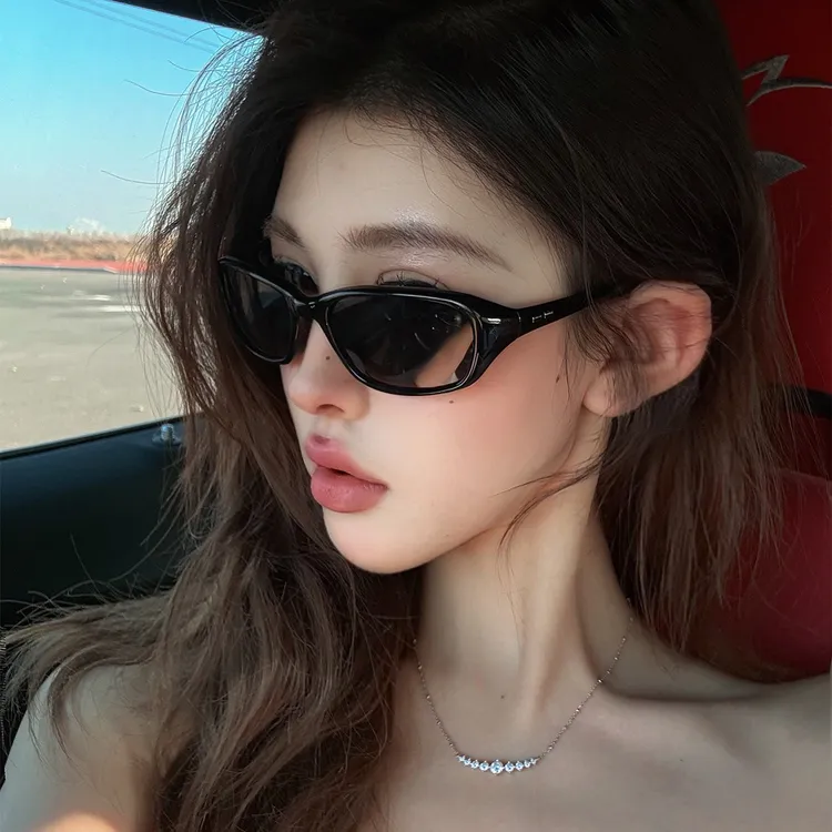 2025新款美式复古墨镜高级感雪地拍照开车防刺眼防紫外线太阳眼镜