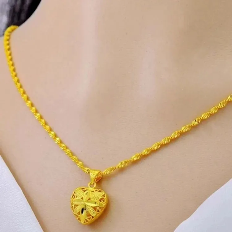 【618限定款】限定款四叶草爱心吊坠高贵典雅福气满满