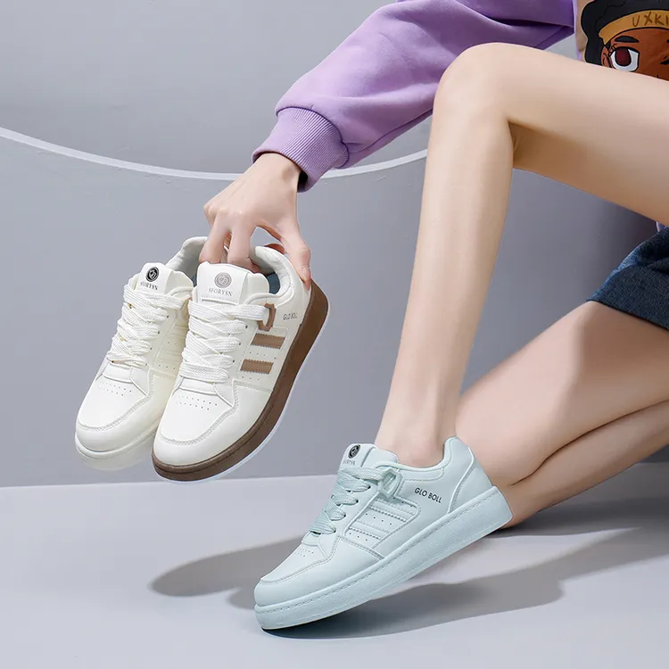 DIETIYA/蝶缇娅百搭小白鞋春季韩版平底休闲港风小众时尚运动板鞋