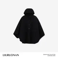 LIURUONAN | 9.28四周年【斗篷式双面呢大衣】廓形宽松连帽毛呢外套