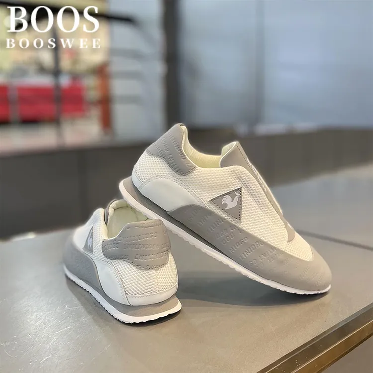 BOOS WEE男鞋夏季新款百搭一脚蹬轻便休闲鞋男士透气舒适阿甘潮鞋