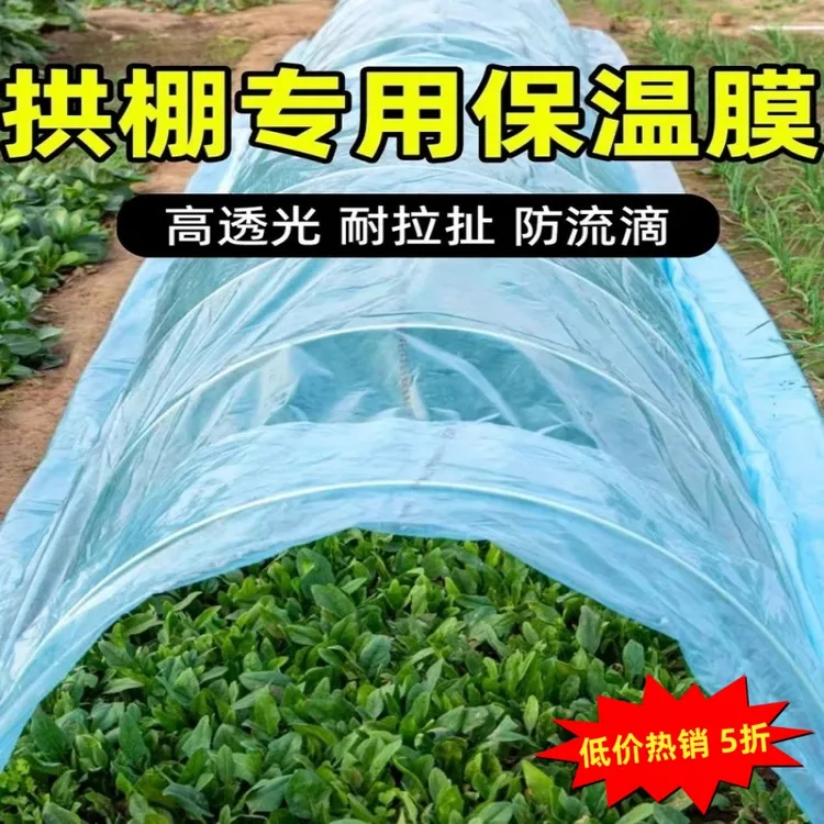 农用弓棚膜小拱棚专用膜秧苗育苗膜透明加厚塑料薄膜保温拱棚膜