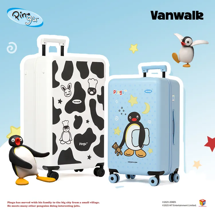 VANWALK Pingu高颜值出游22寸/26寸静音万向轮密码锁行李箱拉杆箱