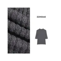 ZOZO HOME ｜可持续时髦云绒细羊毛微高领短袖毛衣q171770p