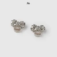 ME【宝石蝴蝶结鲨鱼夹】少女感重工镶珠百搭时尚休闲抓夹MESA2088