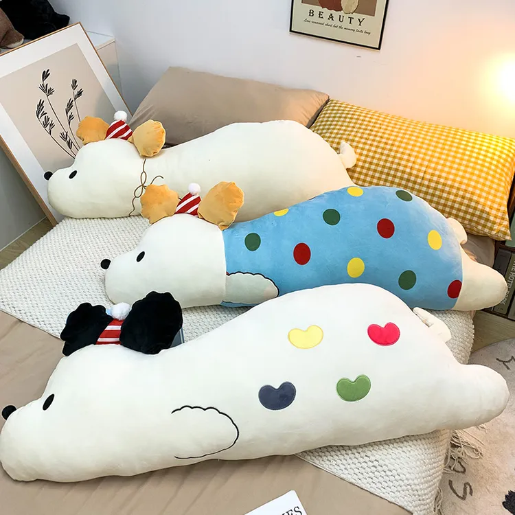 慵懒小狗长条抱枕可拆洗床头靠垫靠背女生孕妇睡觉夹腿专用大靠枕