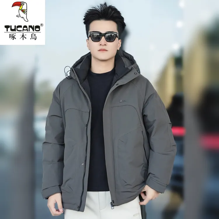 TUCANO/啄木鳥男士加厚连帽冲锋衣系列保暖休闲防风羽绒服外套