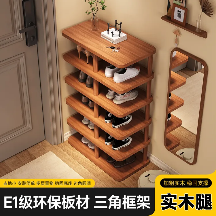 鞋架子多层家用鞋柜门口2025新款出租房用简易结实小户型收纳神器