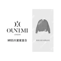 欧倪蜜 OUNIMI 花纱圆领时髦秋冬复古宽松毛衣L-1103