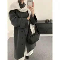 J-W20702#YOUR#高级感！韩系气质简约百搭长款风衣(配腰带)