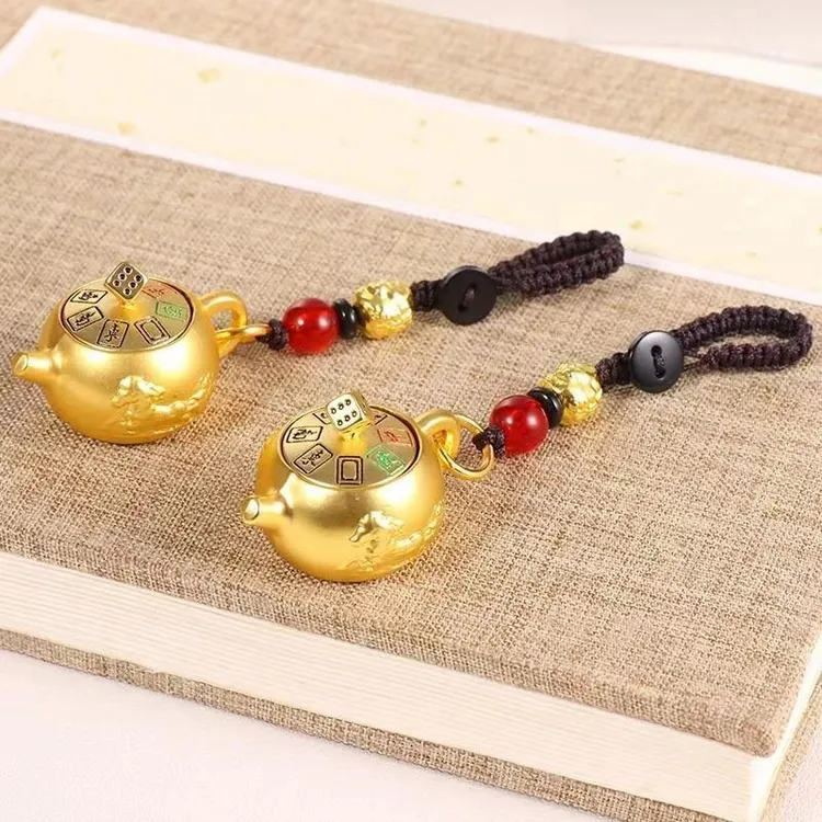 【老师推荐】新款把把壶手把件马上胡十二生肖转转挂件打锁匙扣新款