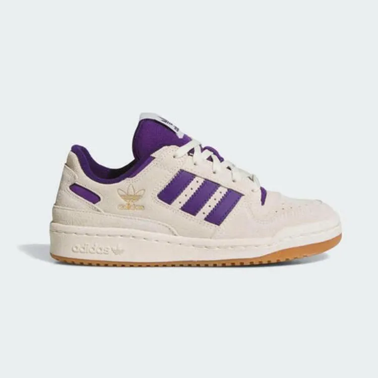 阿迪达斯女鞋FORUM LOW CL J轻便舒适百搭运动休闲鞋JR0381