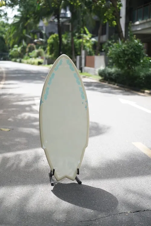 StaySalty手工沙板 玻璃纤维 鱼尾 skimboard 浅滩冲浪板