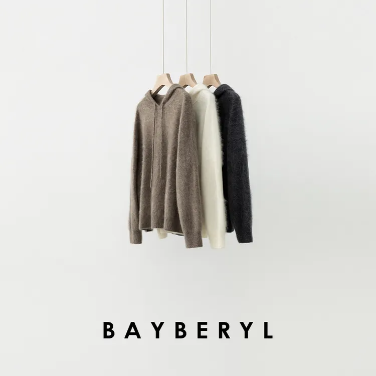  FF-BAYBERYL老贝拉绒帽衫柔焦系列舒适秋百搭针织衫ZZS5I2203