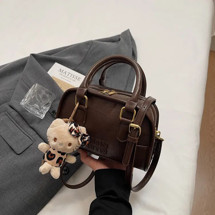 小方包双根耐磨斜挎包复古网红百搭肩包女士ins时尚秋冬简约洋气