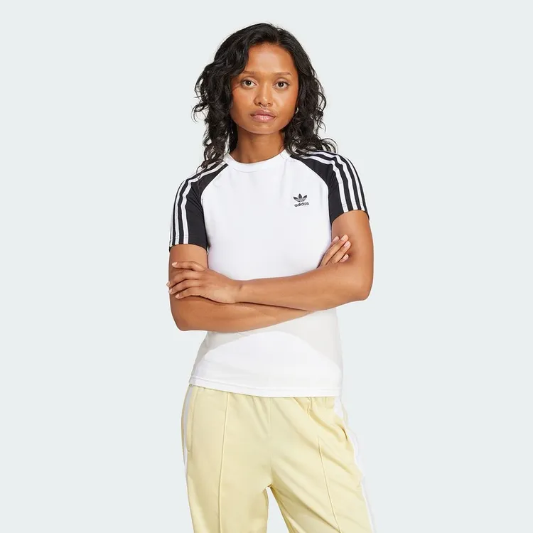阿迪达斯 （adidas）女子运动修身短袖T恤JD0834