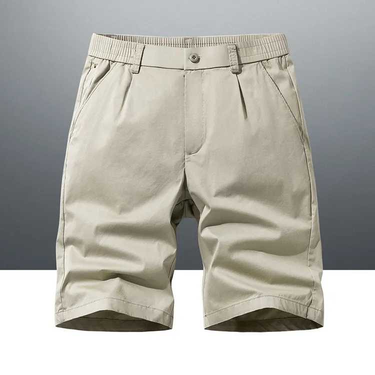 GS夏季男士休闲短裤商务宽松薄款五分裤子潮流百搭外穿
