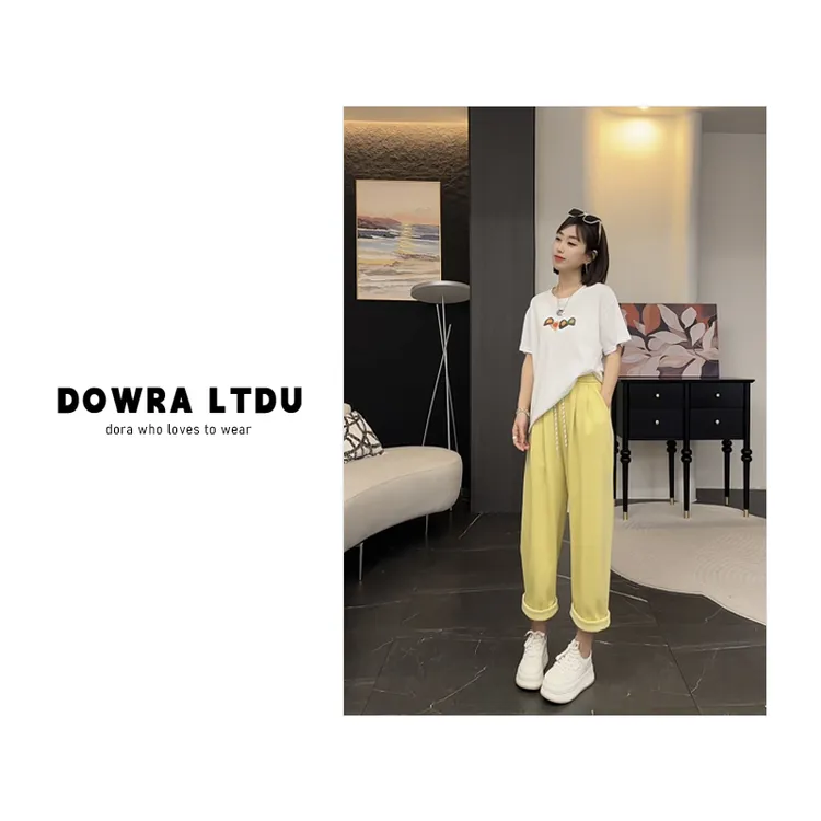 朵拉【小帽子】2025年夏季新款圆领卡通雪花百搭短袖T恤女潮243-079