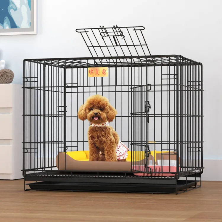 狗笼子小型犬猫咪泰迪柯基博美比熊法斗兔子专用猫家用普通款笼子