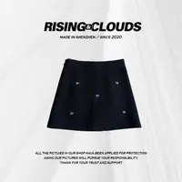 RISING&CLOUDS【小云姐】深圳南油秋冬季新款舒适爱心短裙100399