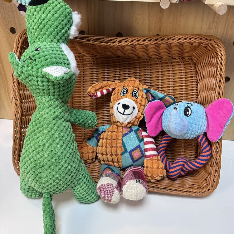 狗狗玩具毛绒发声狗狗解闷神器磨牙洁齿柴犬法斗柯基自嗨宠物玩具