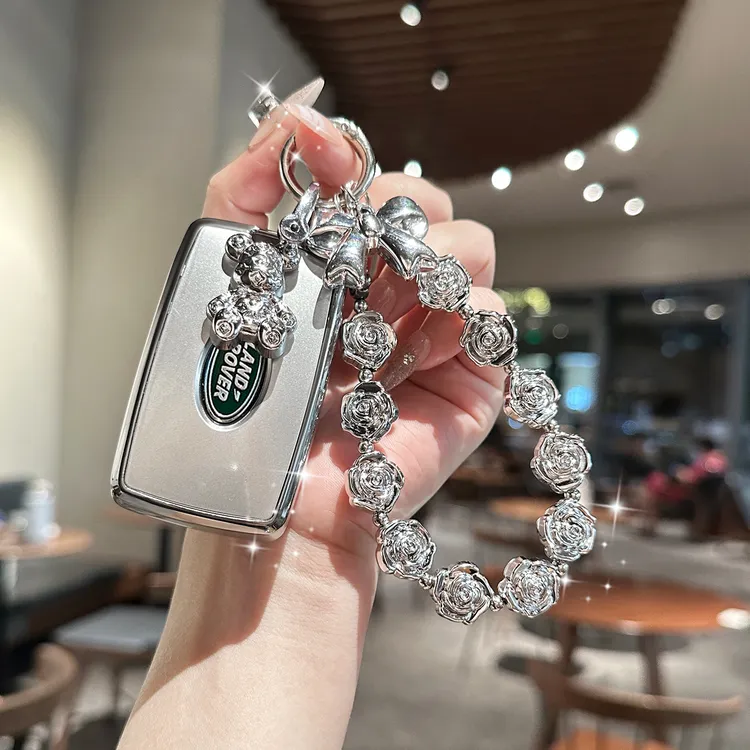 路虎钥匙套极光L发现4神行卫士110运动版5揽运星脉高端女汽车扣壳