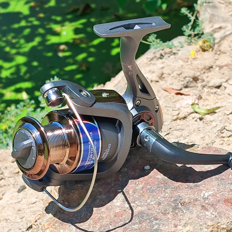 新手纺车轮远投海竿轮路亚轮矶钓竿渔线轮前卸力