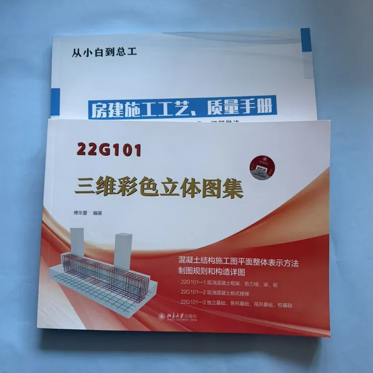 22G101三维彩色立体图+白工/王小昱施工手册+视频/钢筋识图